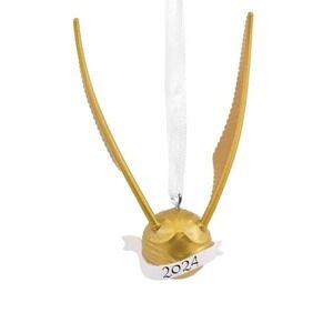 Hallmark‎ Harry Potter Golden Snitch Metal Christmas Ornament New